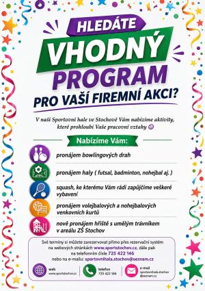 Vhodný program na oslavu nebo firemní akci